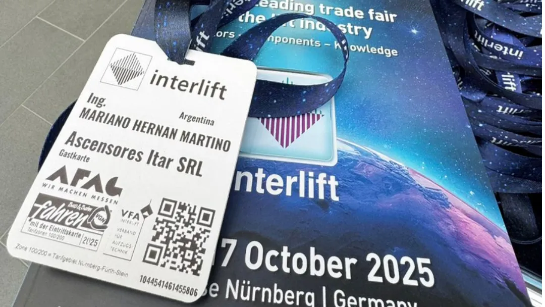 Ascensores Itar en Interlift 2025 junto al stand de Wittur.